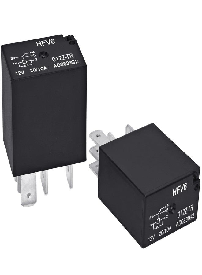 Casalytics HFV6-012Z-TR Power Relay 12VDC 20A 5-Pin (Pack of 2) - Replace for ACM13221, G8HN-1A2T, NVFMCZ25 - Image 1
